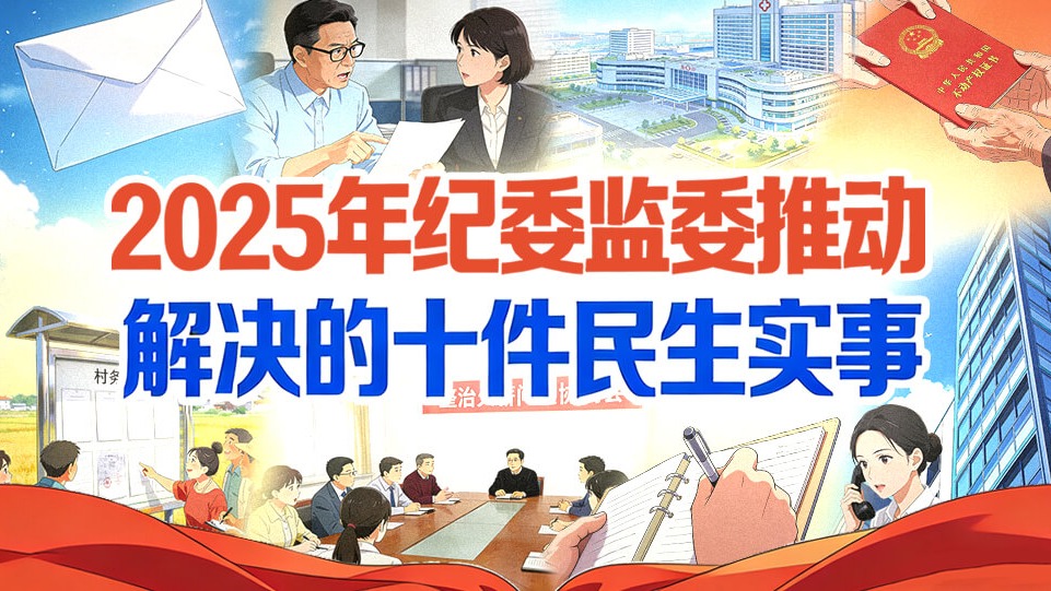 2025年纪委监委推动解决的十件民生实事